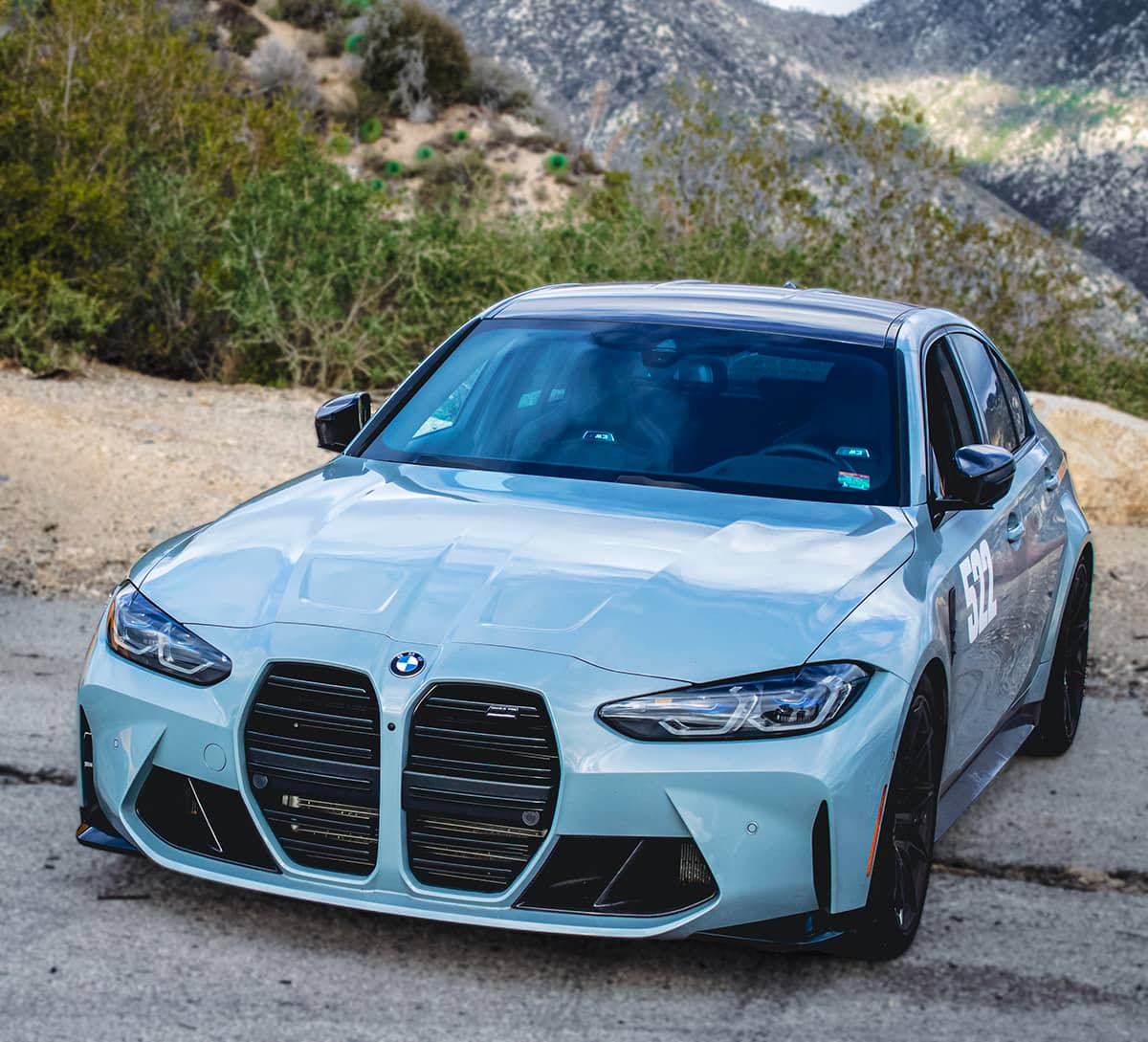 BMW 3-Series G20 Sedan in light blue color