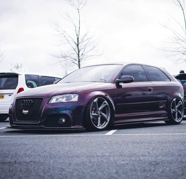 Bagged & Modified 2010 Audi A3 Hatchback with Maxload Air Suspension