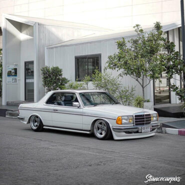 Beautiful Bagged Mercedes C123 Coupe With Amg Body Kit From Thailand 