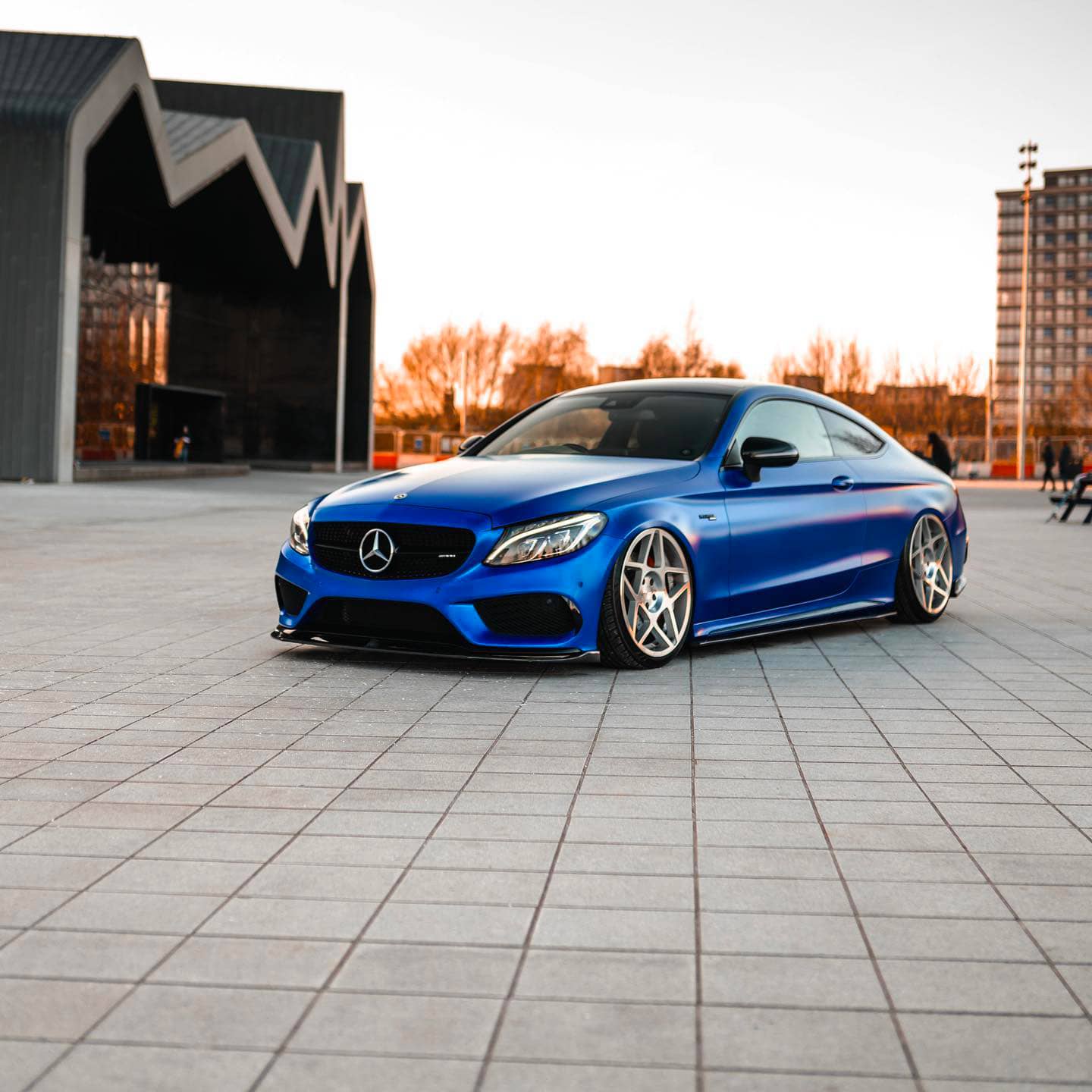 Bagged Mercedes C43 AMG Coupe With Tasteful Exterior Mods