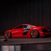Stanced Audi R8 with Liberty Walk Wide body kit