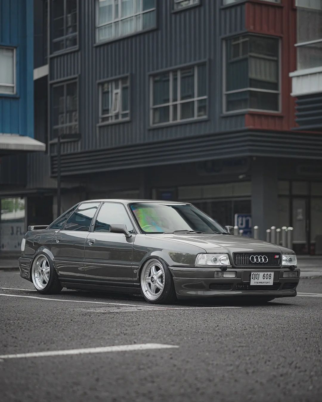 Audi 80 S2 with coilovers