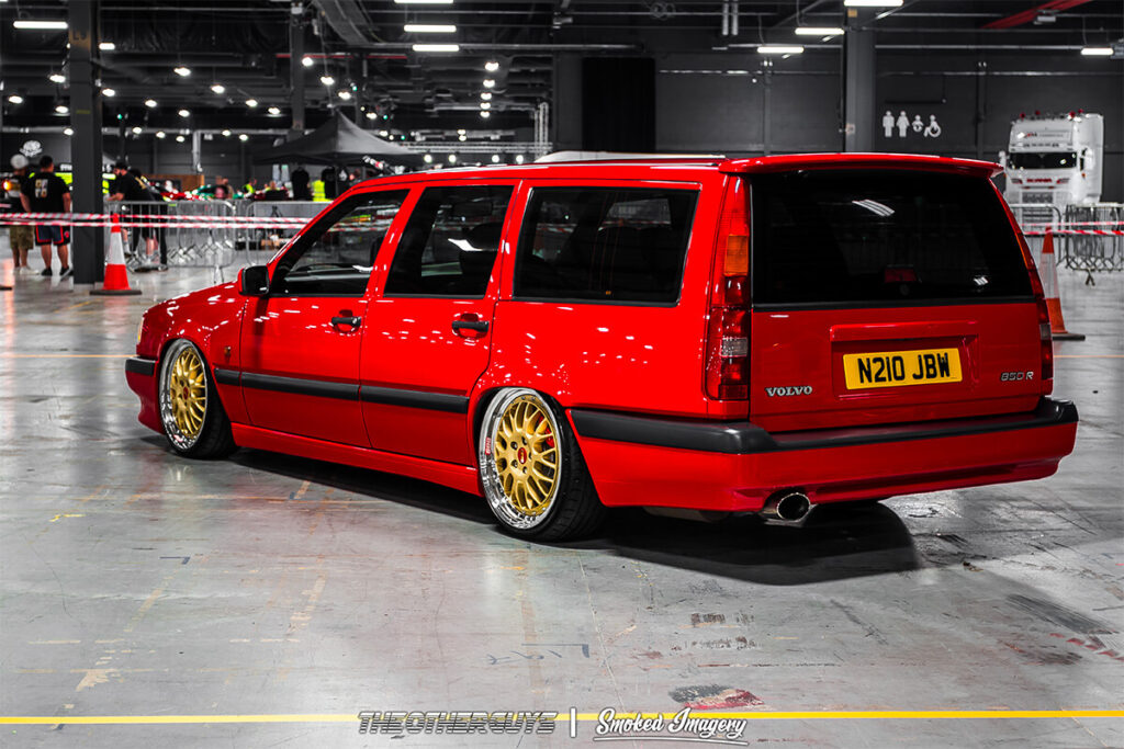 Bagged 1996 Volvo 850R Wagon on BBS GT2 Magnesium Wheels - Eurolism.com