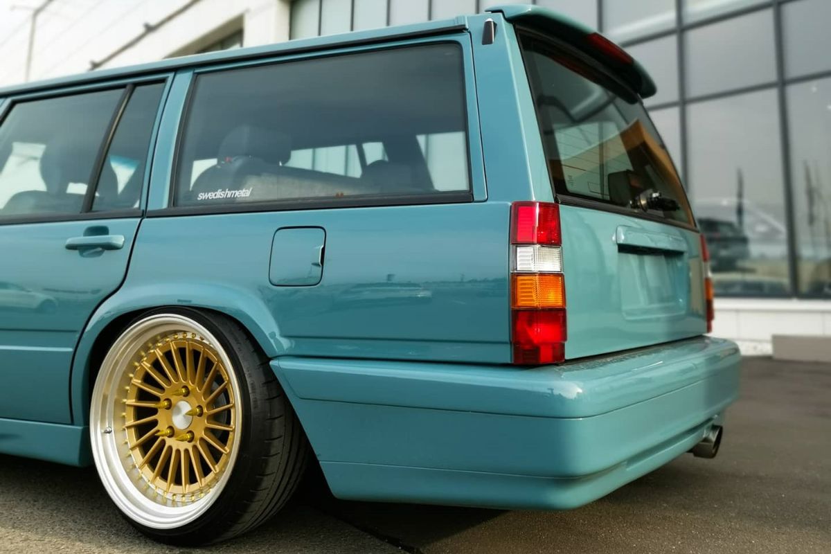 Volvo 940 Wagon on SSR custom wheels