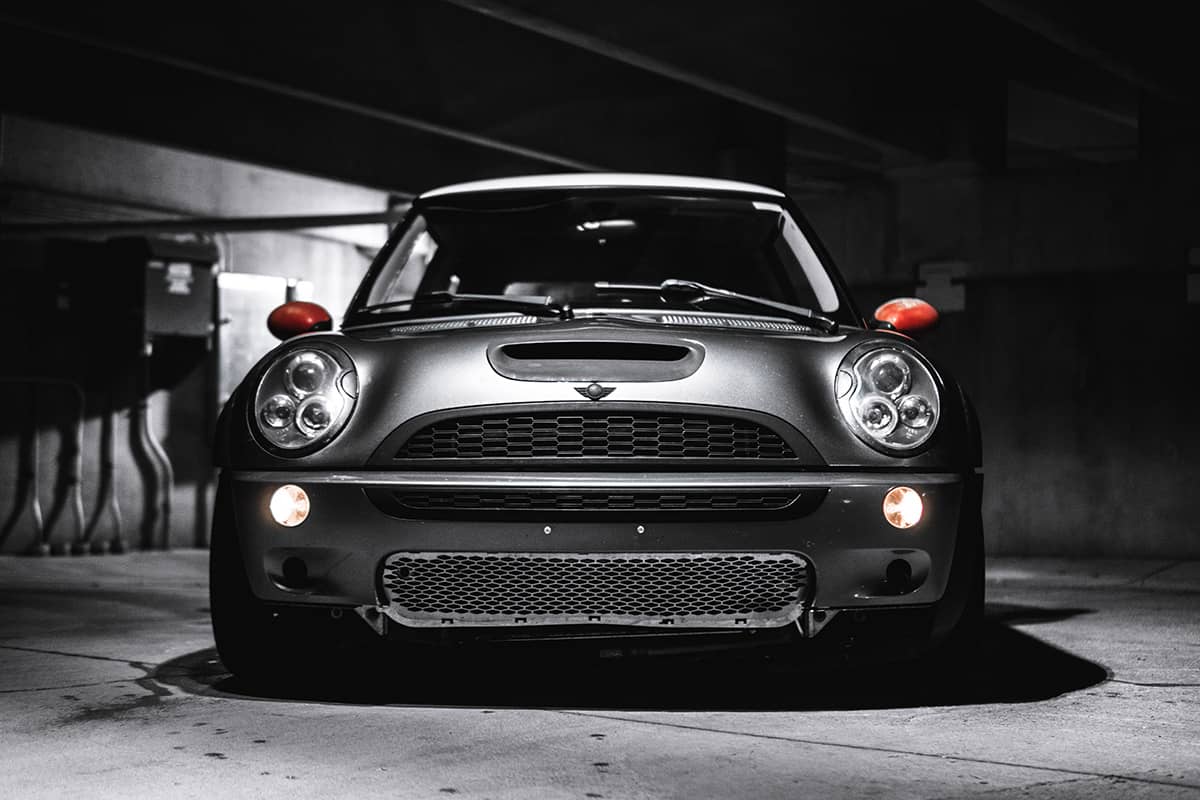 Modified Mini Coper S front grille